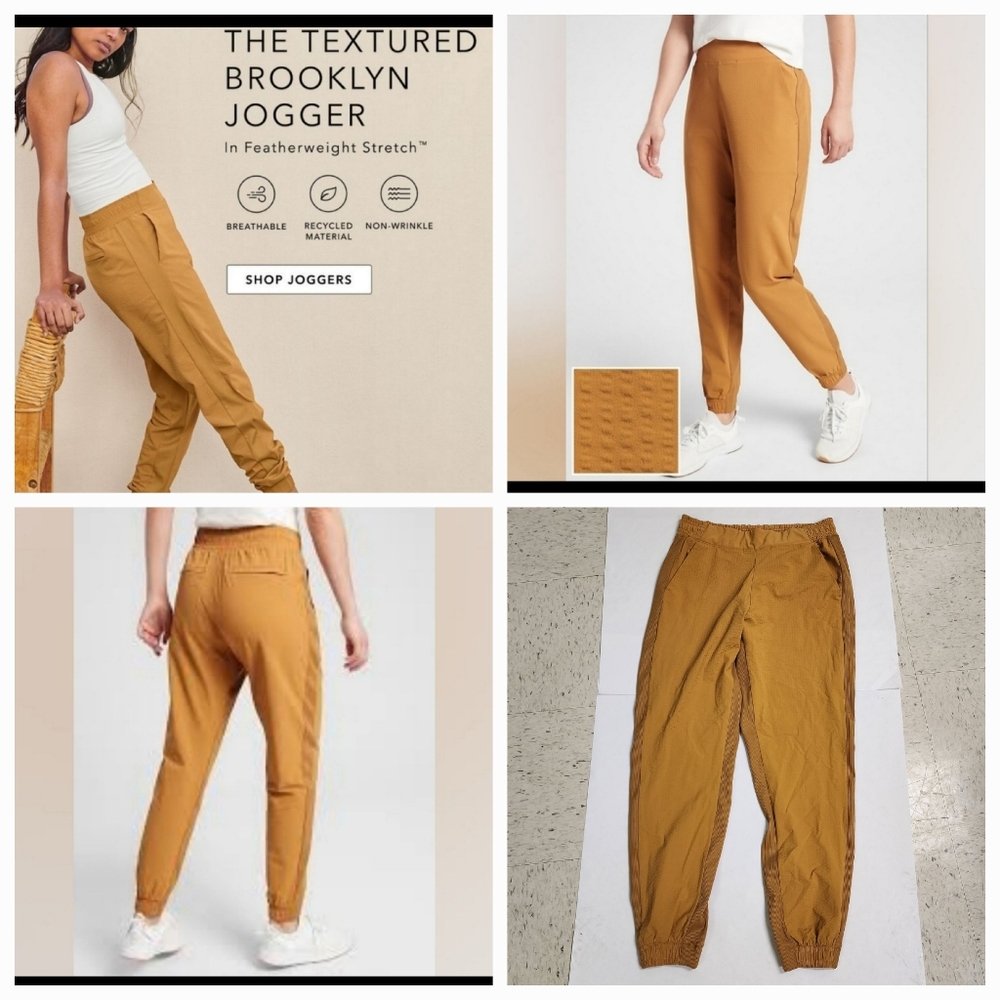 Athleta size 4 ‘Textured Brooklyn ’ joggers